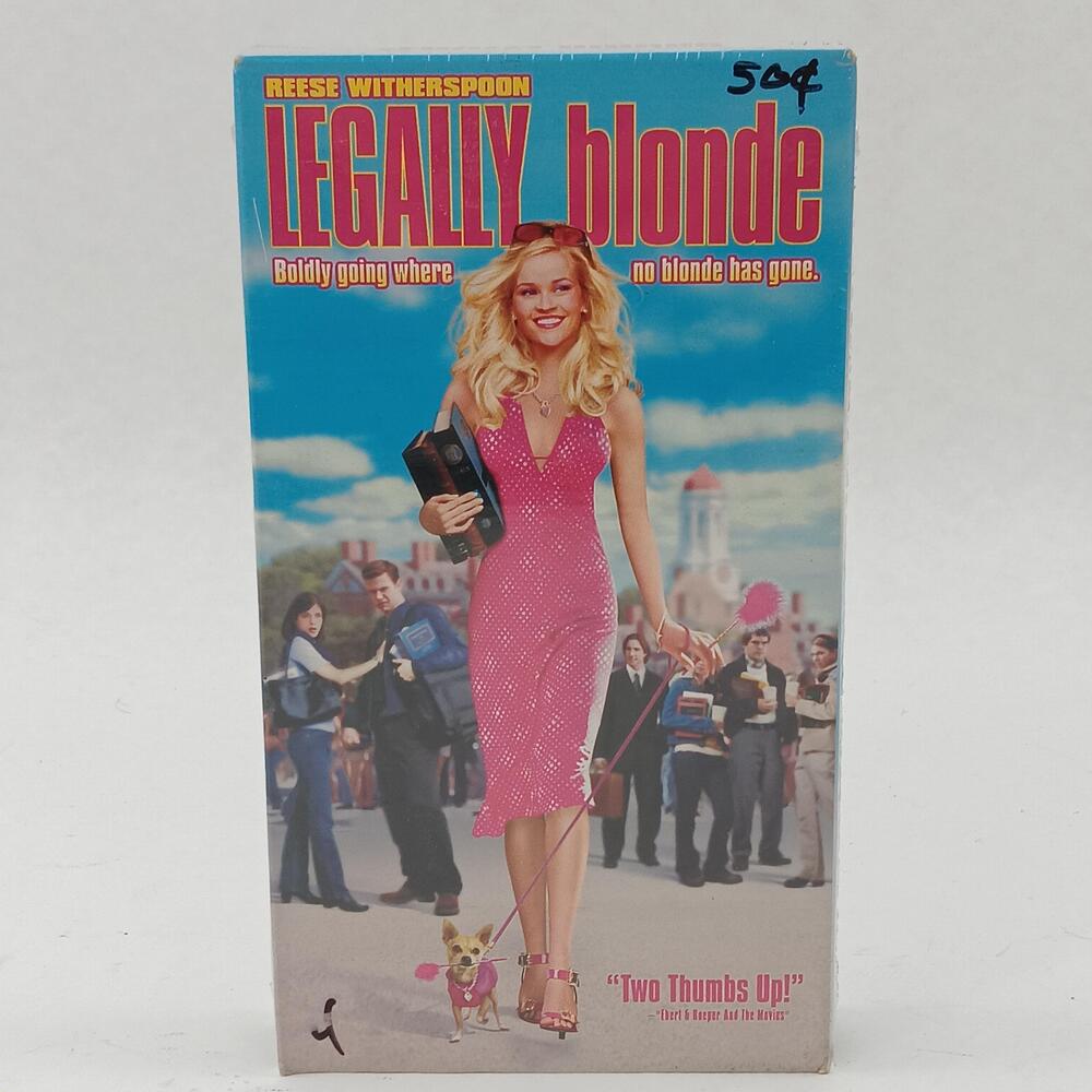 Vintage Legally Blonde VHS Reese Witherspoon MGM Romantic Comedy New Sealed